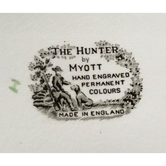 The Hunter by Myott Serving Platter England 12" Permanent Colors - Picture 6 of 7